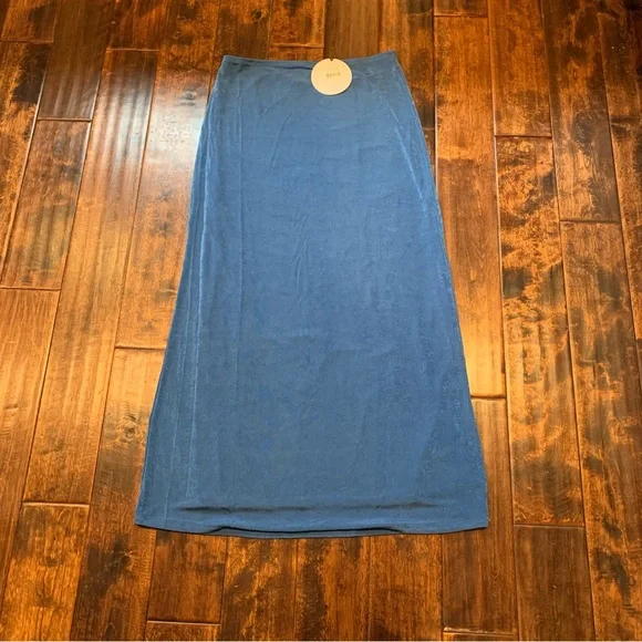 BRAND NEW Maxi Skirt Blue Size US 12 - Picture 2 of 7